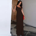Kamoni One-Shoulder Ruched Maxi Dress [6W2763EH]