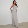 Kamoni One-Shoulder Ruched Maxi Dress [G9HFHO8E]