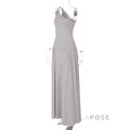 Kamoni One-Shoulder Ruched Maxi Dress [WRIDSGLO]