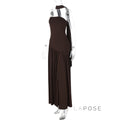 Kamree Strapless Backless Maxi Dress [WZVKZ0OE]