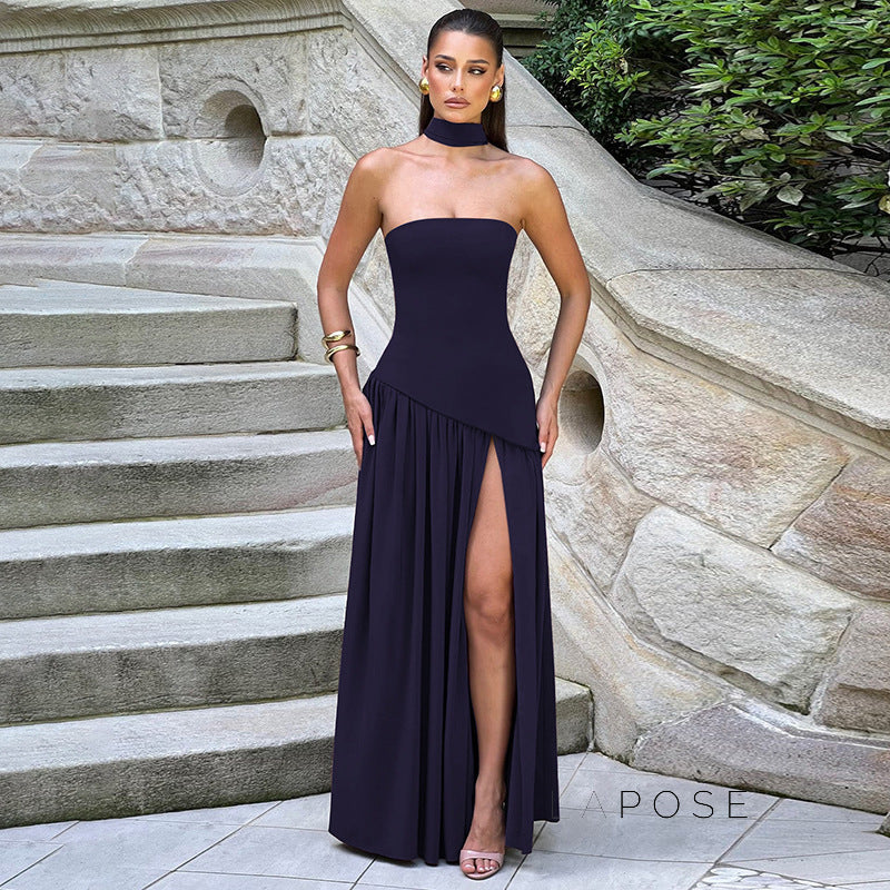 Kamree Strapless Backless Maxi Dress [A92IRJEP]