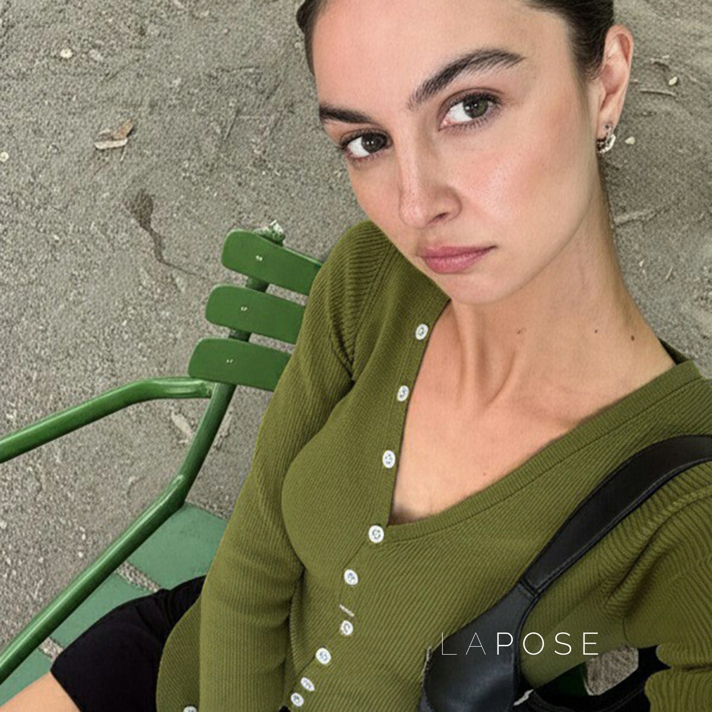 Karaline Ribbed Knit V-Neck Top [W2RQM90O]