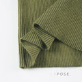 Karaline Ribbed Knit V-Neck Top [AV6TMWID]