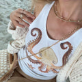 Karen Octopus Knit Tank Top