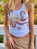 Karen Octopus Knit Tank Top