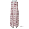 Karina Gingham Midi Skirt [CS64YTBZ]
