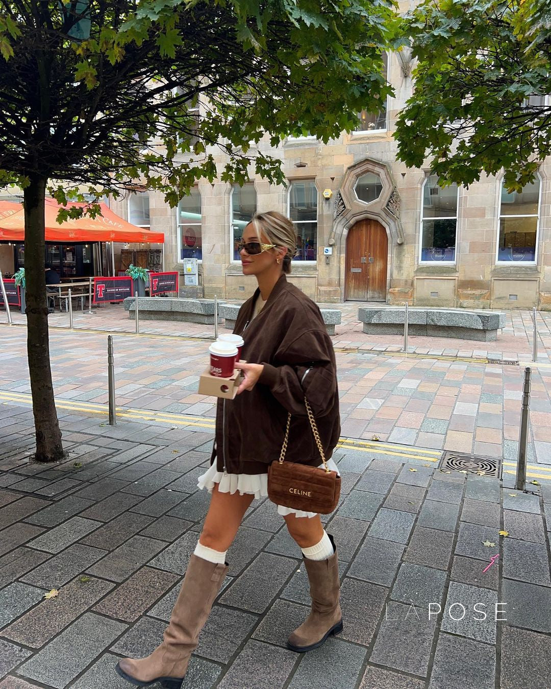 Karishma Faux Suede Bomber Jacket [KERVVQC4]