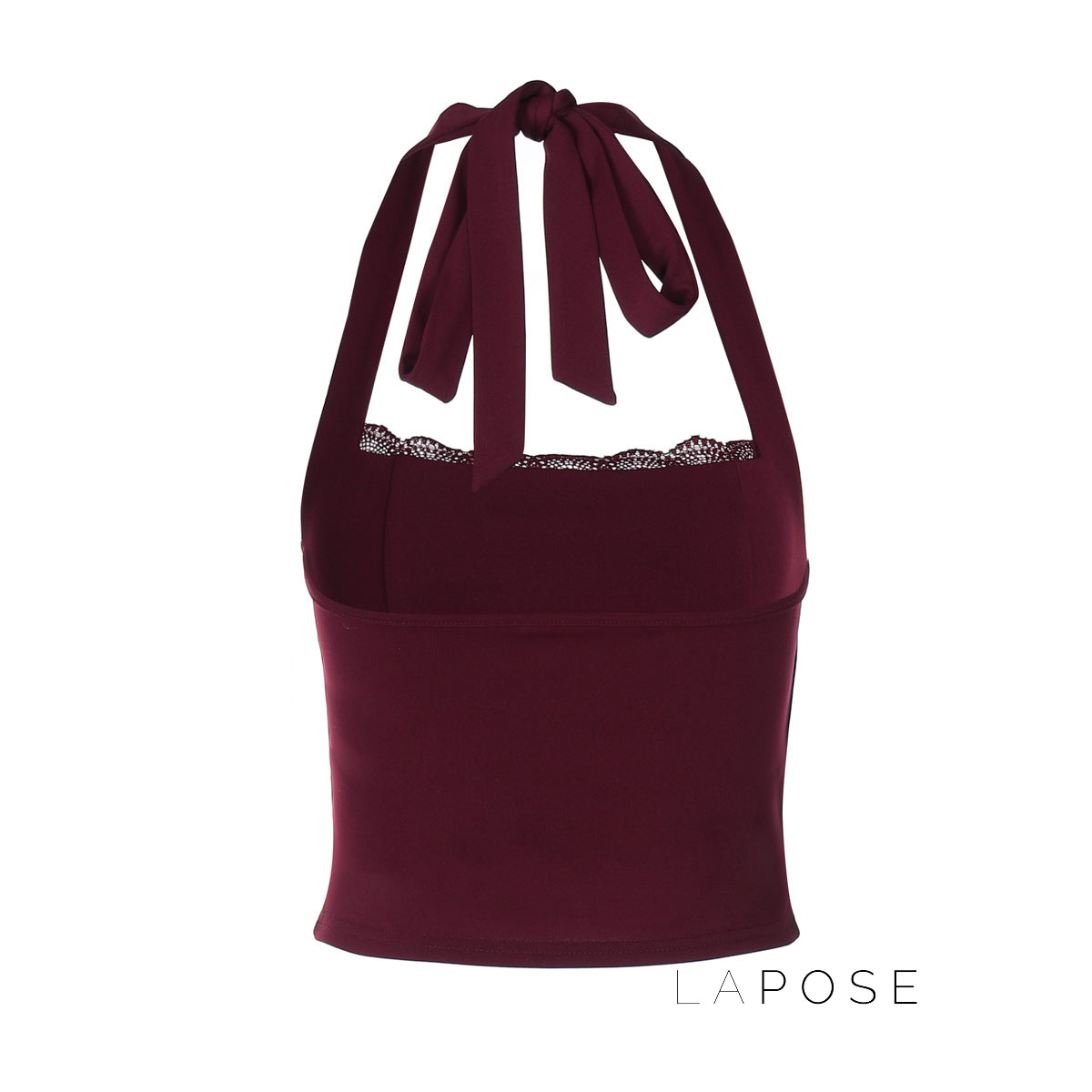 Karolina Lace-Up Halter Top [TAPMK3IO]