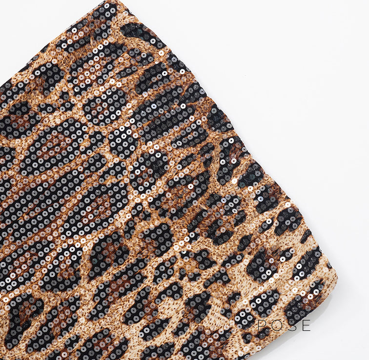 Karsen Leopard Print Tube Maxi Dress [PG9B9I5T]