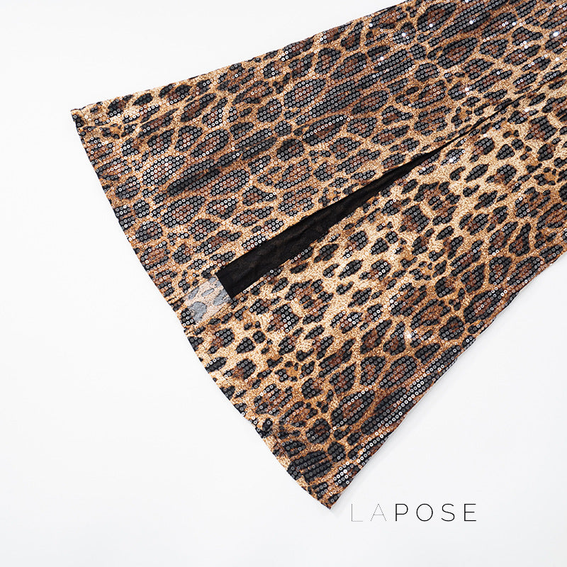 Karsen Leopard Print Tube Maxi Dress [DH046DTD]