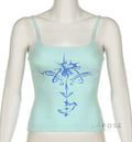 Karsynn Crystal Print Crop Top [9MMRGK0A]