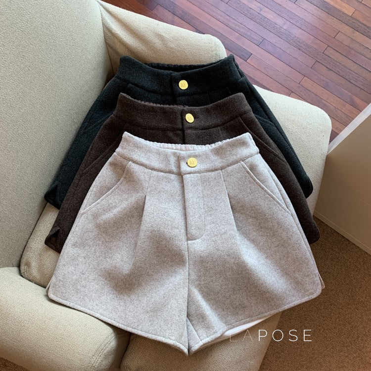 Katharine Tailored High-Waist Shorts [Z5FJDED8]