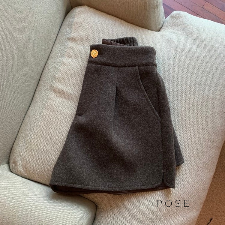 Katharine Tailored High-Waist Shorts [MGD1WHUU]