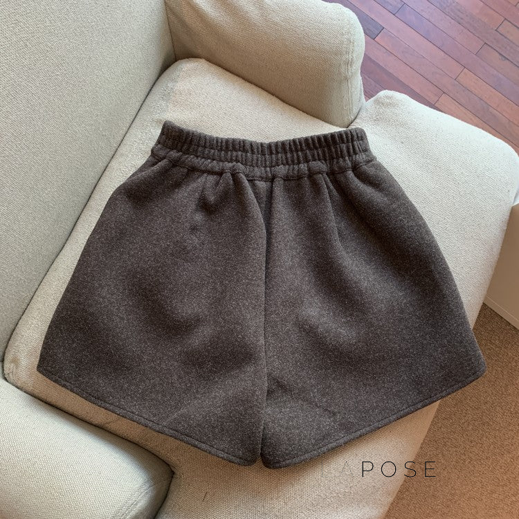 Katharine Tailored High-Waist Shorts [X53KB27V]