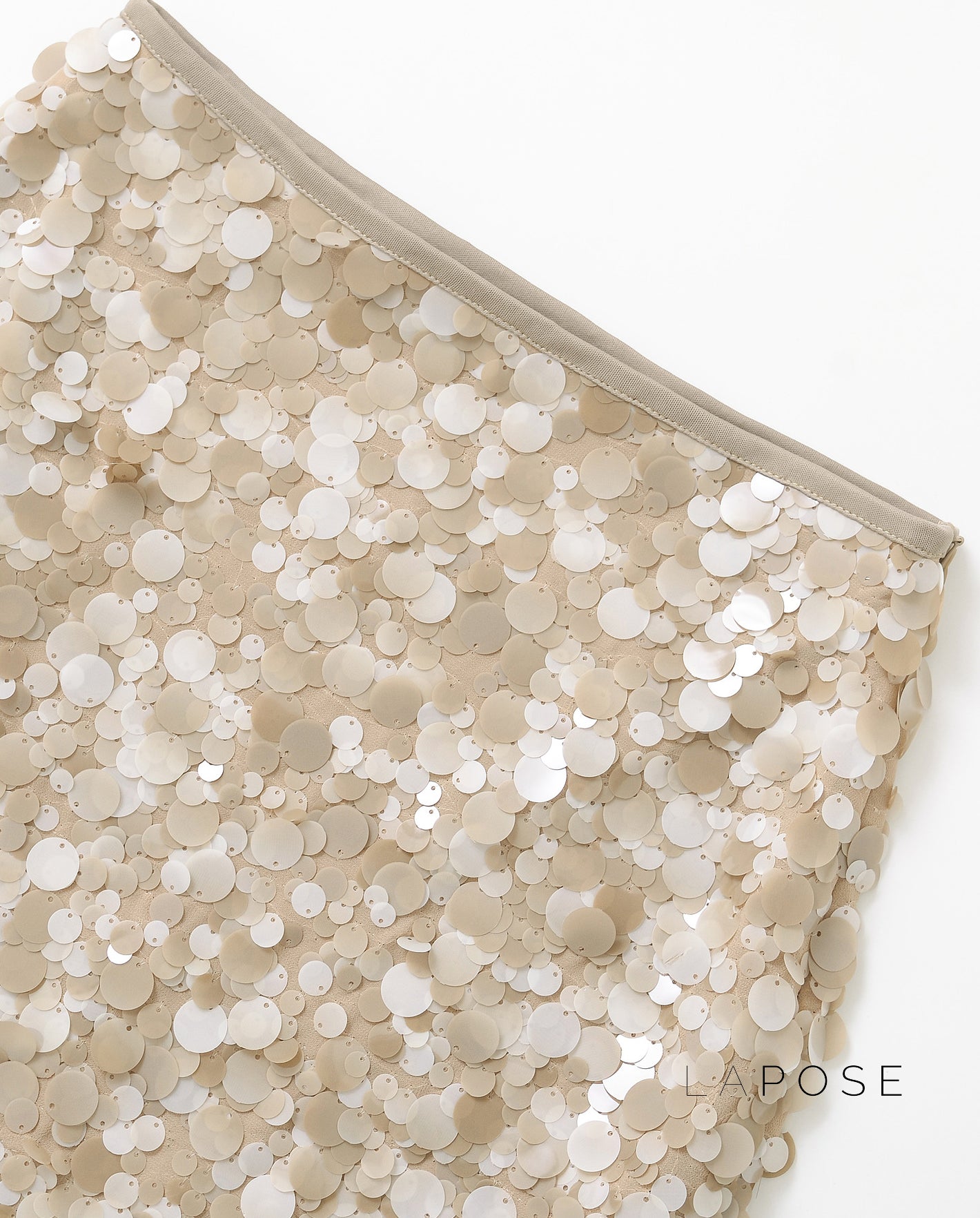 Kathia Sequin Denim Mini Skirt [WHOA9521]