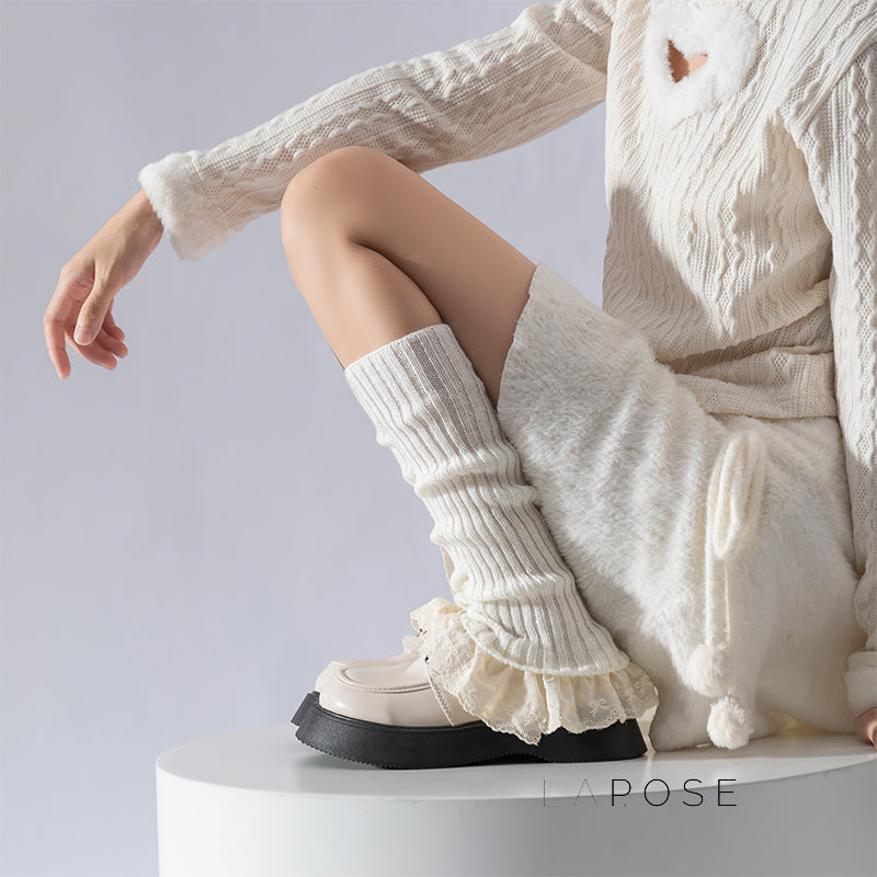 Kathleen Lace Knit Socks [O9HIR1G3]