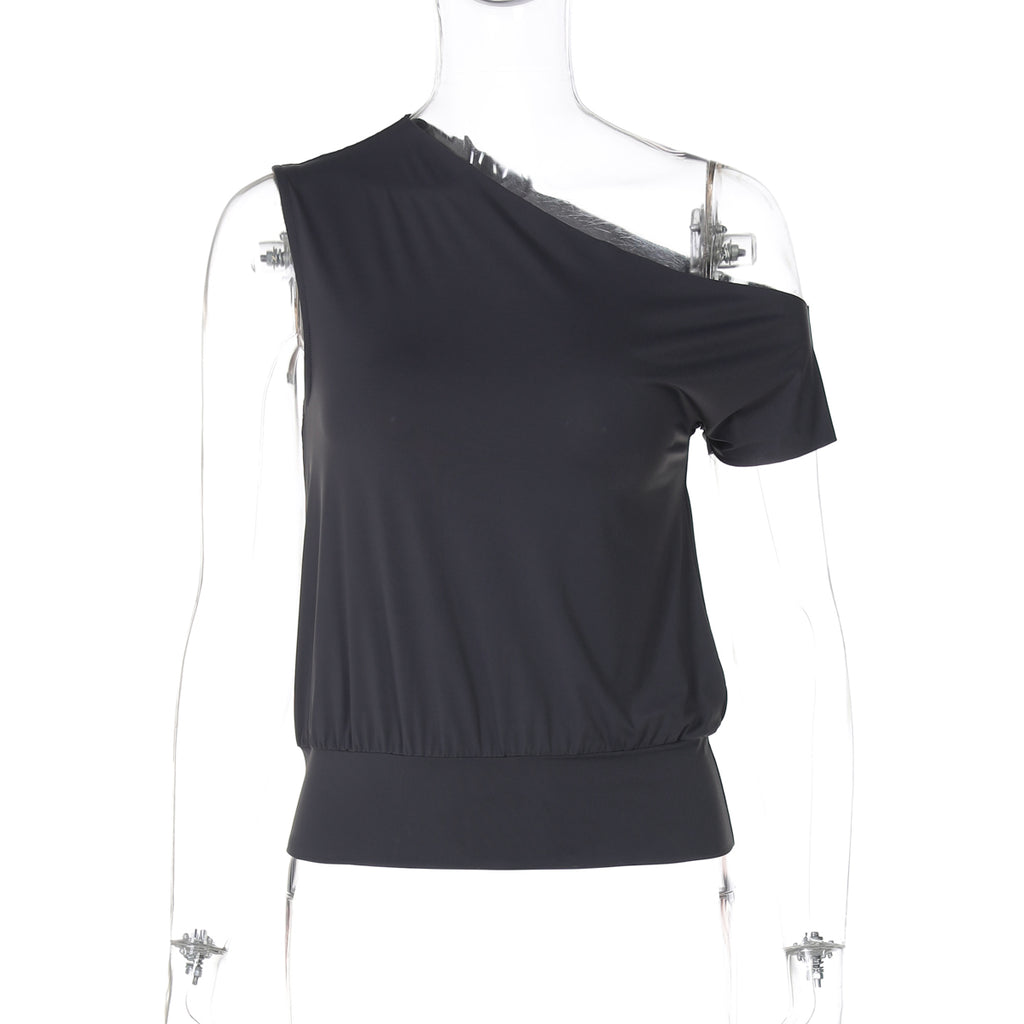 Kathryn One-Shoulder Tee