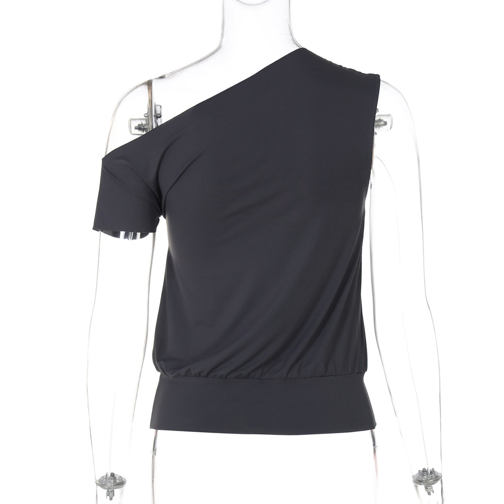 Kathryn One-Shoulder Tee