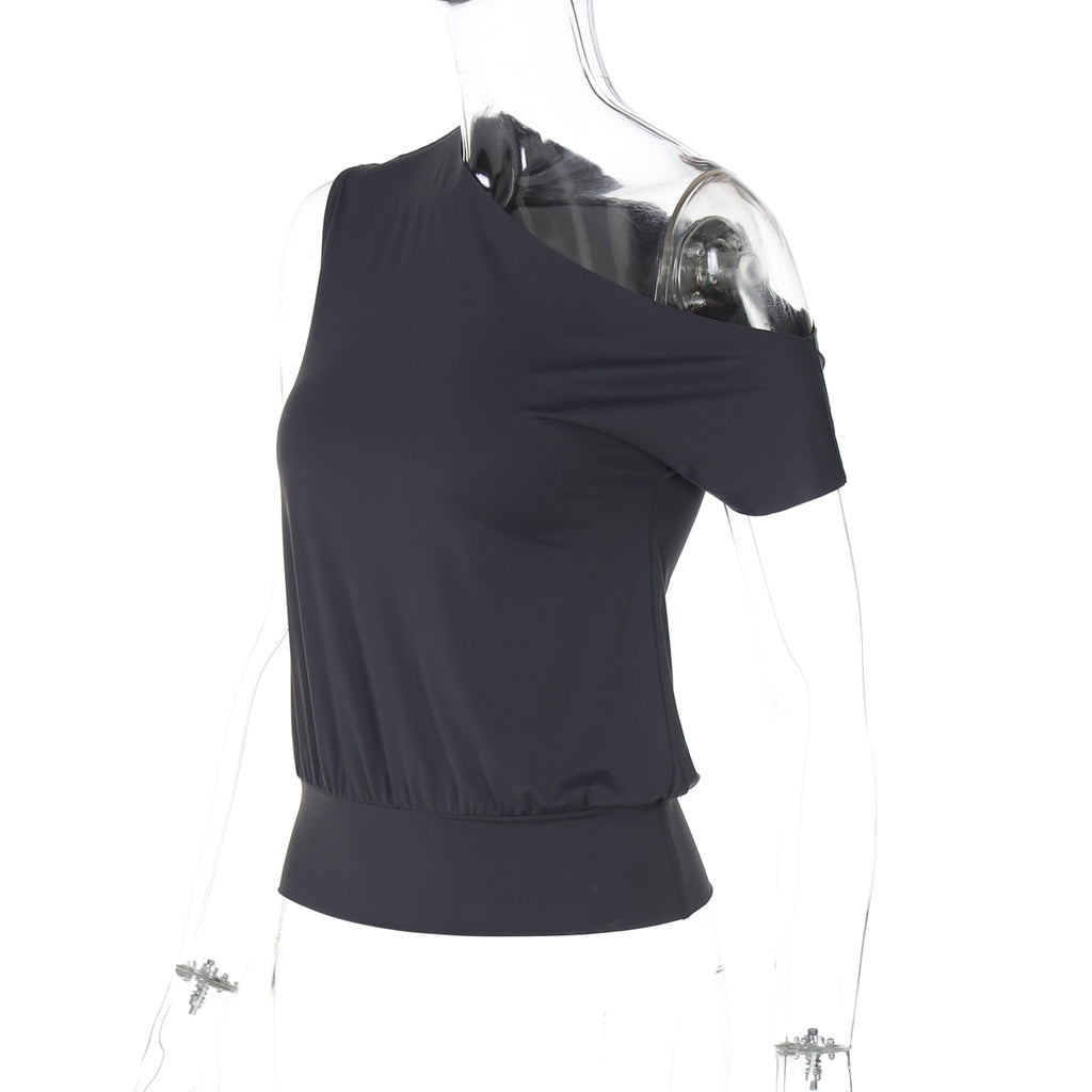 Kathryn One-Shoulder Tee
