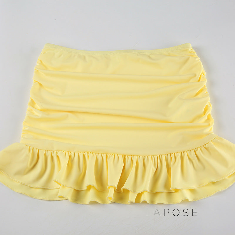 Katlyn Ruffled Halter Skirt Set [JUH8UN2J]