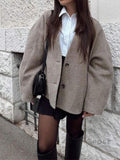Katy Brushed Double-Breasted Coat [7CSYFS7G]