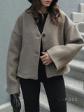 Katy Brushed Double-Breasted Coat [V89IZFTV]