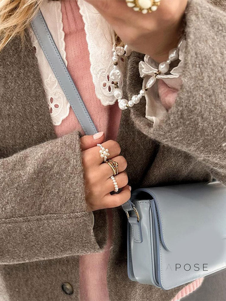 Katy Brushed Double-Breasted Coat [T8N3Y7UI]