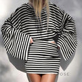 Kayden Striped Skirt Set [GRTH6CG0]