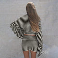 Kayden Striped Skirt Set [94RXIMM8]