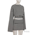 Kayden Striped Skirt Set [VJGPF2SO]
