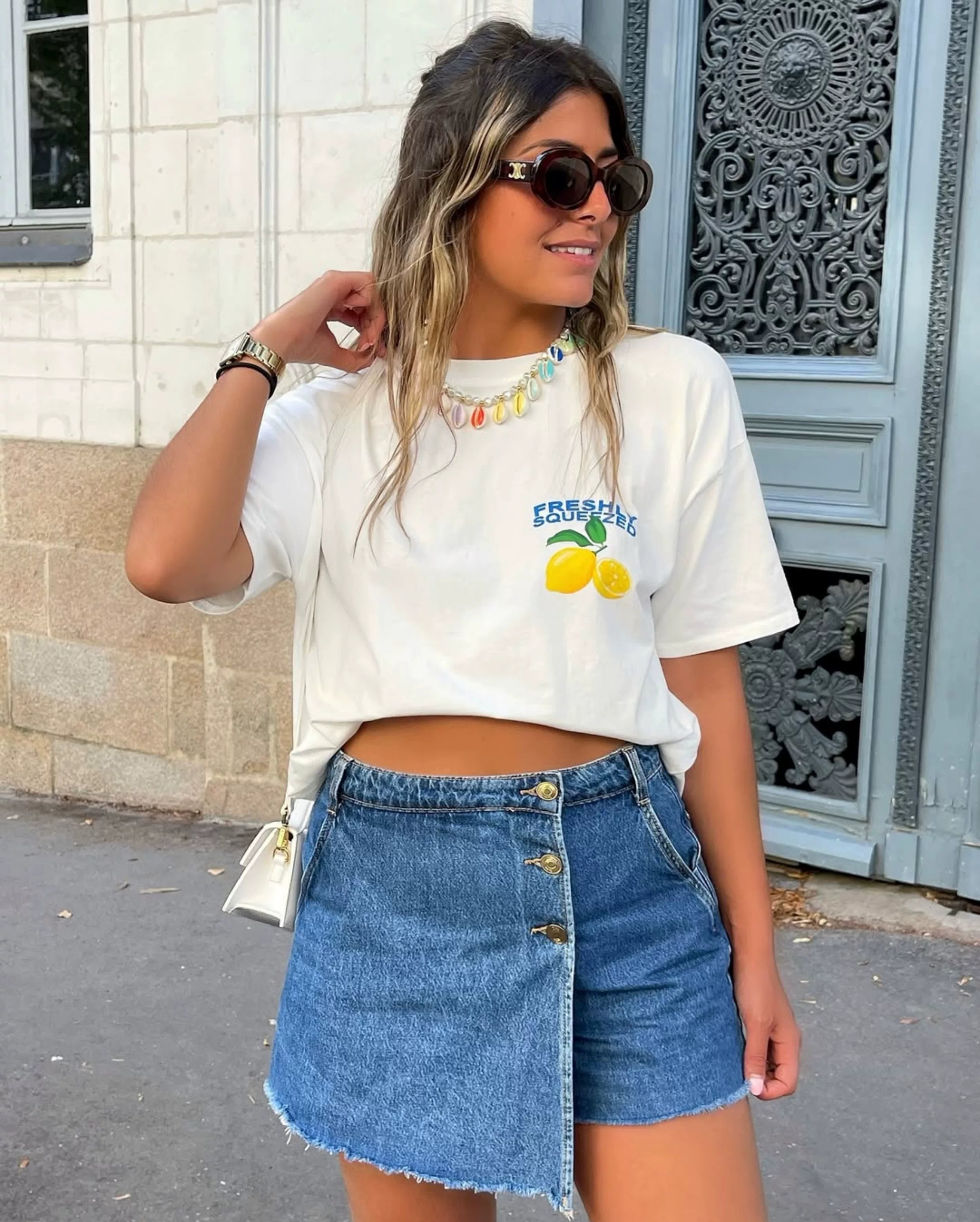 Kaylin Freshly Squeezed Oversized Tee