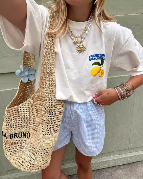Kaylin Freshly Squeezed Oversized Tee