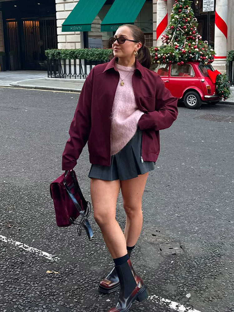 Keaton Zip-Up Lapel Jacket [N3R0RA0N]
