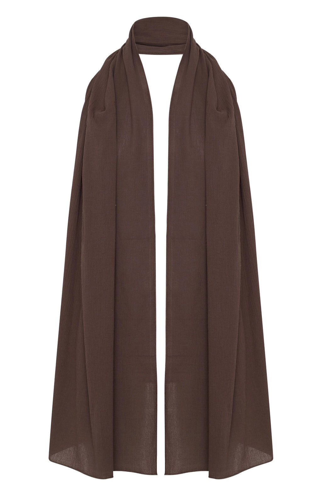 LaPose Kenadi Sheer Chocolate Statement Scarf