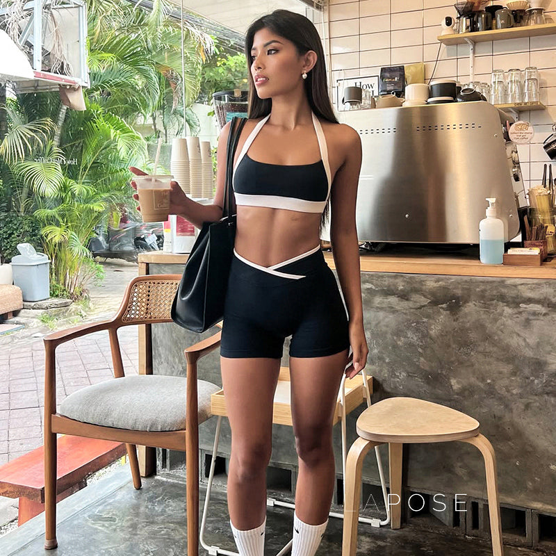 Kenda Contrast Halter Short Set