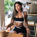 Kenda Contrast Halter Short Set