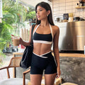 Kenda Contrast Halter Short Set