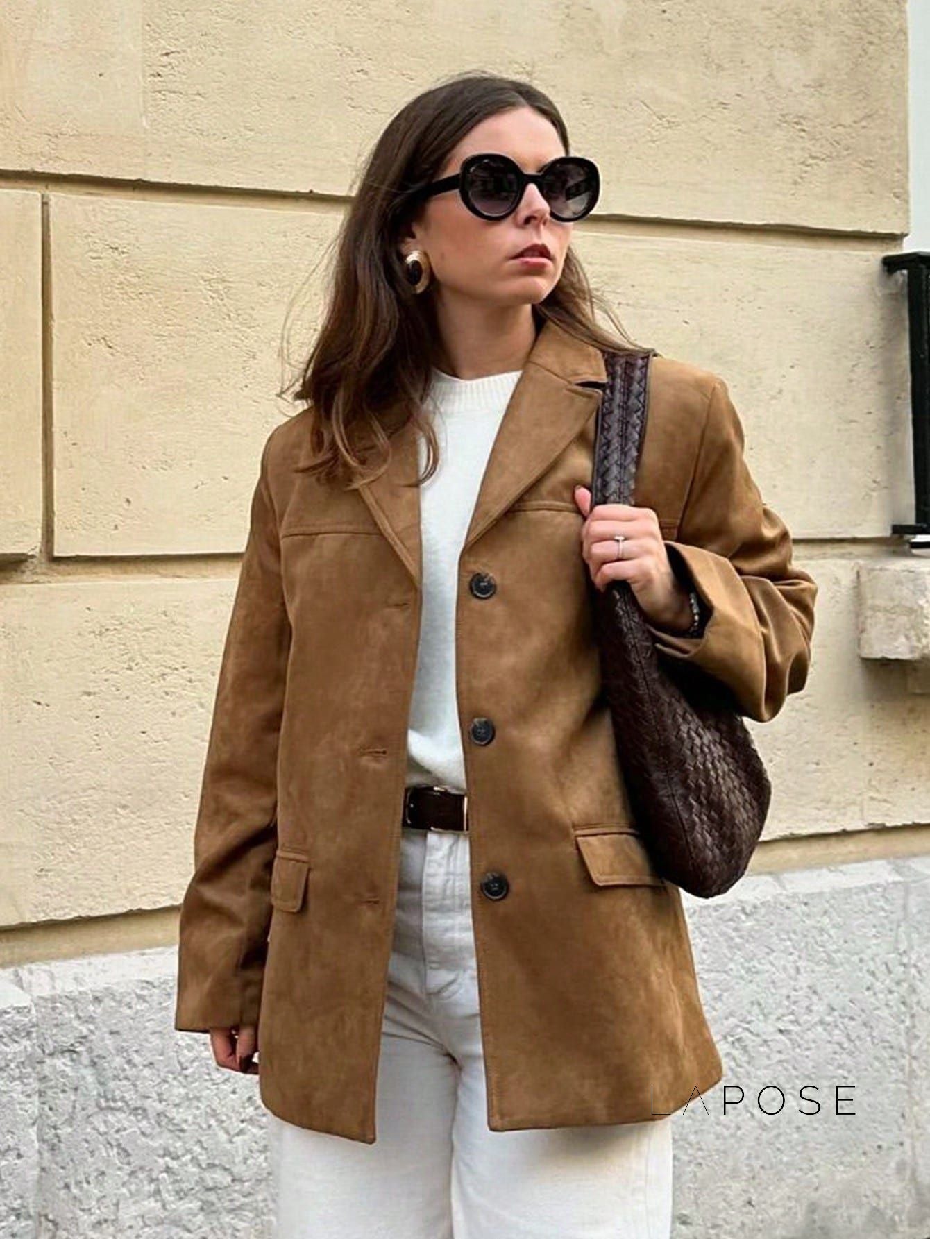 Kendyll Relaxed Suede Blazer [PGLIP8Q8]