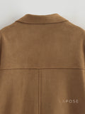 Kendyll Relaxed Suede Blazer [MHYN0EHD]