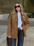 Kendyll Relaxed Suede Blazer [41DX5CIP]