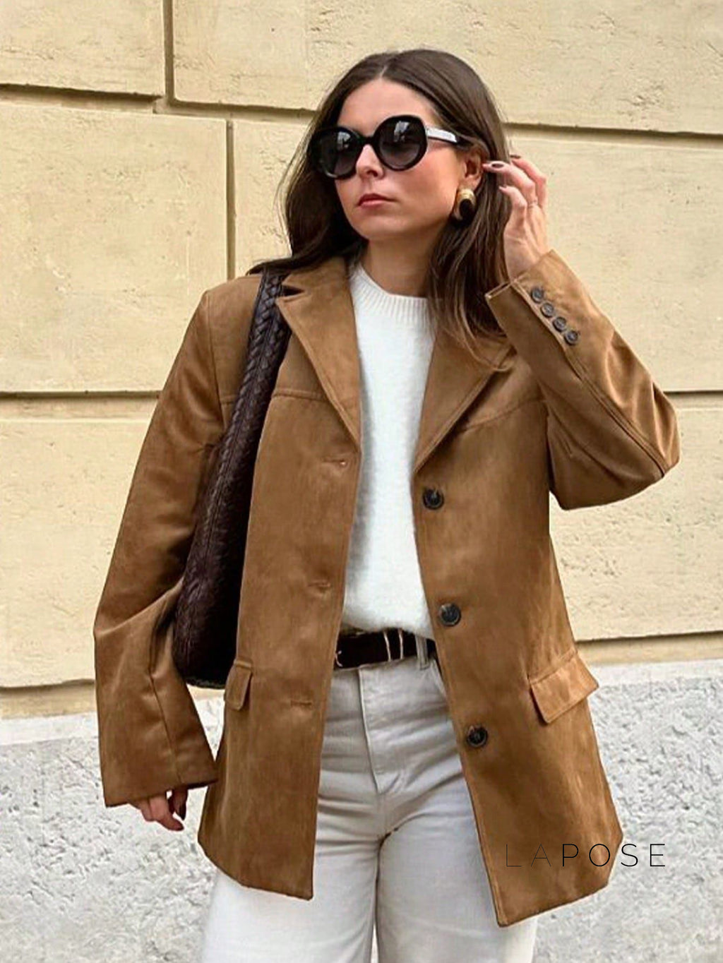 Kendyll Relaxed Suede Blazer [2JUIVMHM]