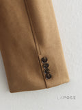 Kendyll Relaxed Suede Blazer [XV7EDNFN]