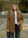 Kendyll Relaxed Suede Blazer [3HA7Z5YP]