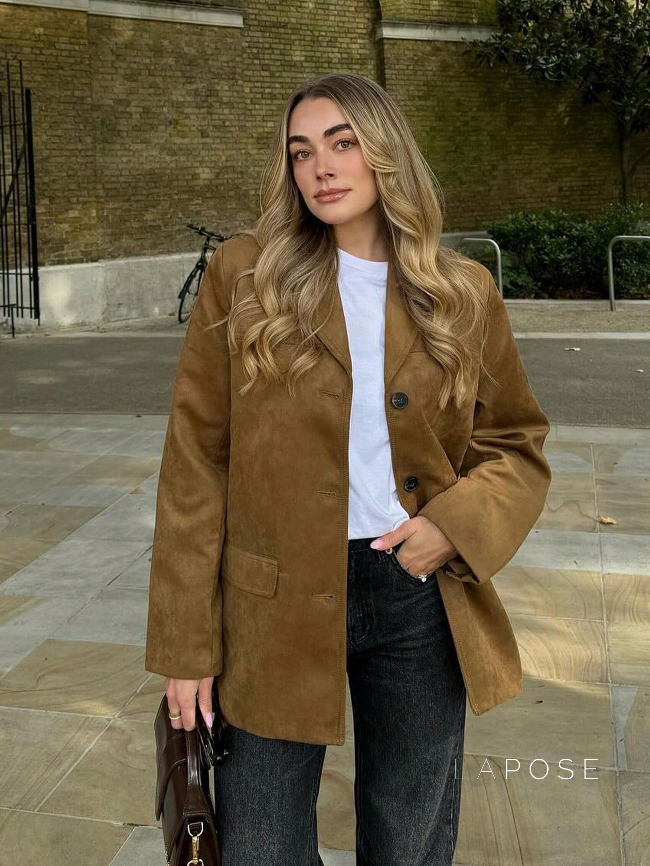 Kendyll Relaxed Suede Blazer [3HA7Z5YP]