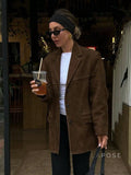 Kendyll Relaxed Suede Blazer [W86G6TDB]