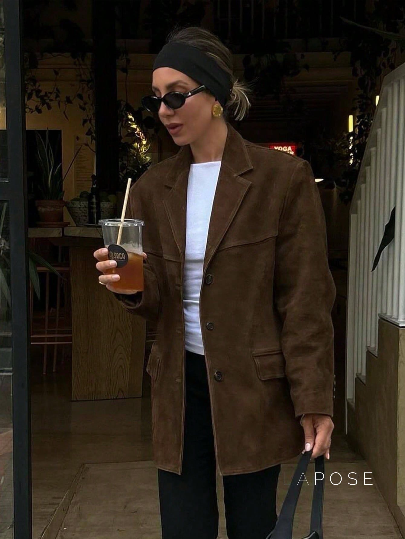 Kendyll Relaxed Suede Blazer [W86G6TDB]