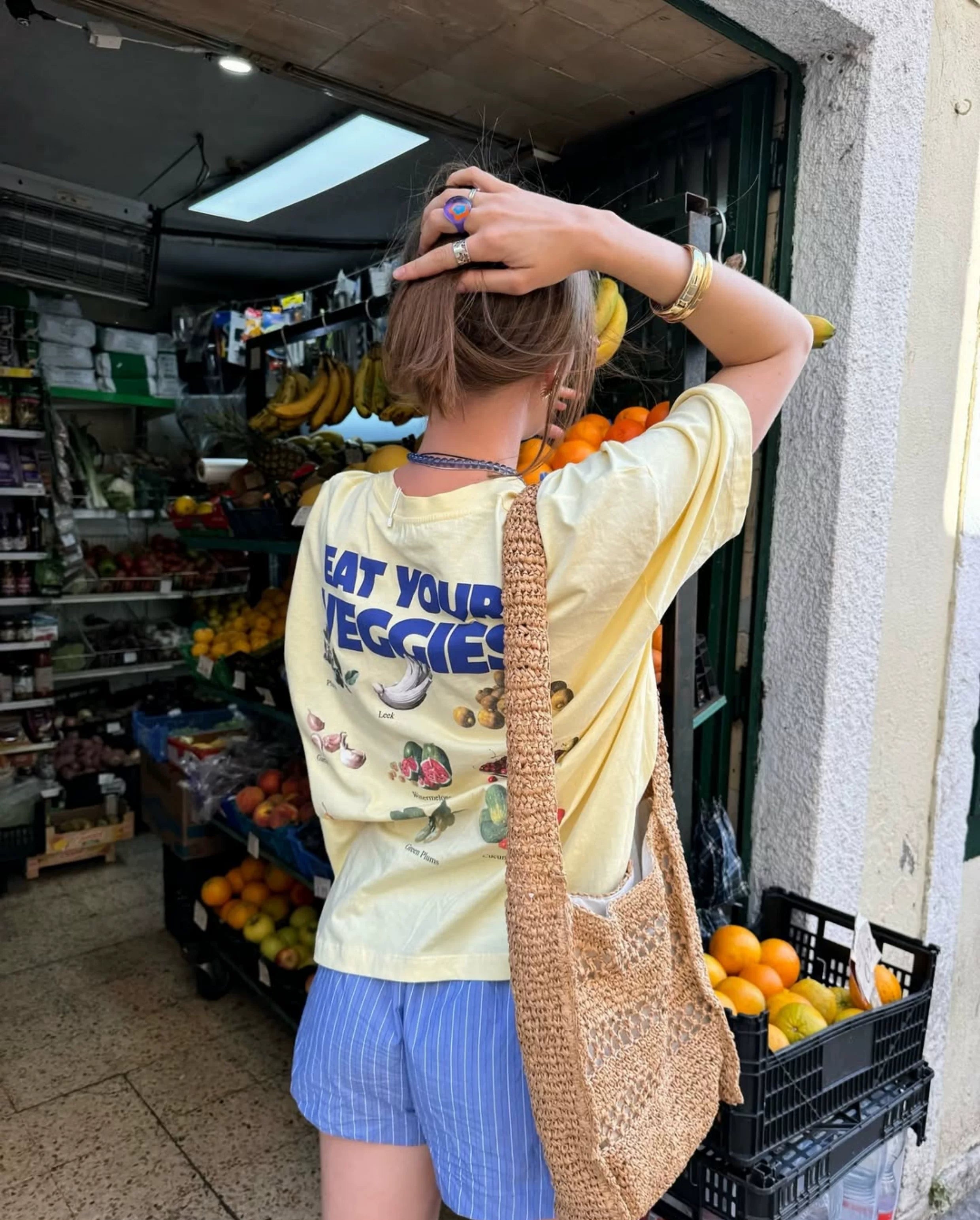 Kenley Fruit Graphic Oversized T-Shirt