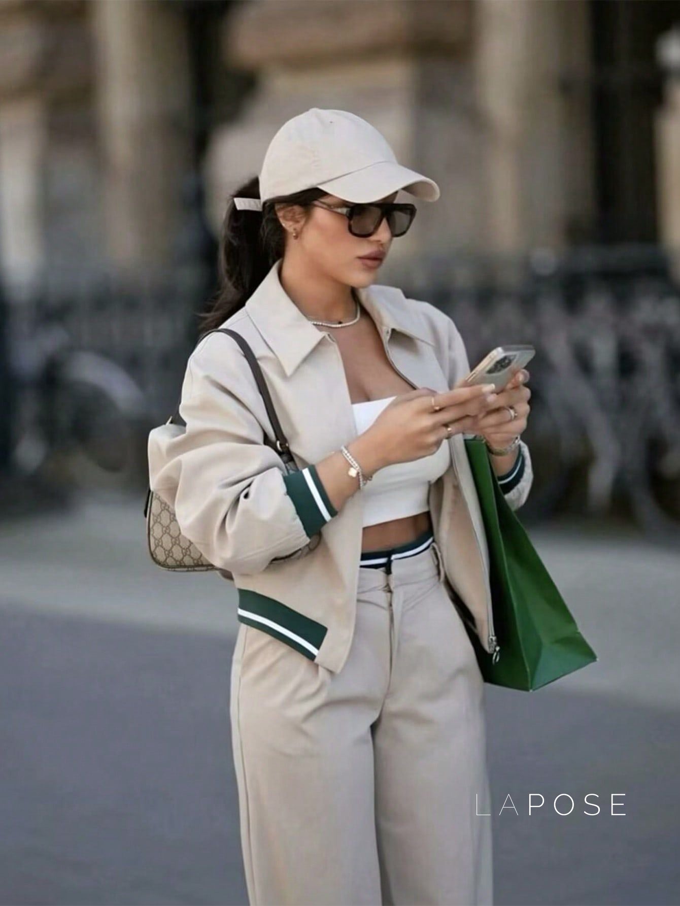 Kenley Khaki Ribbed Jacket [0ES8BCQW]