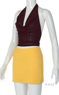 Kensi Halter Open Back Skirt Set [HP6YD8PF]