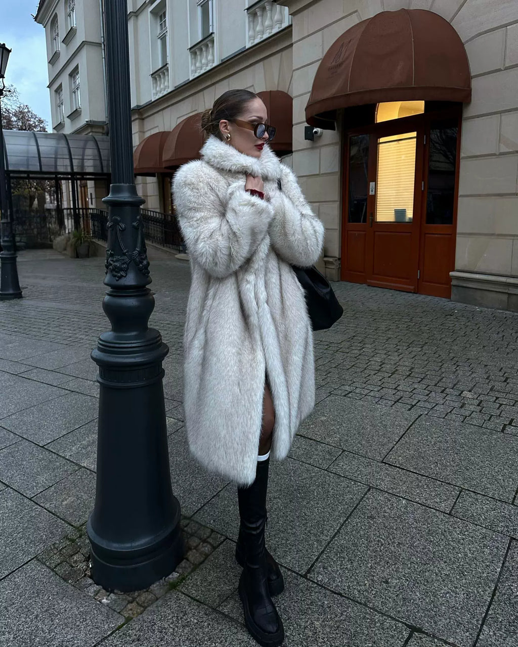 LaPose - Kenslee Luxe Long Faux Fur Coat